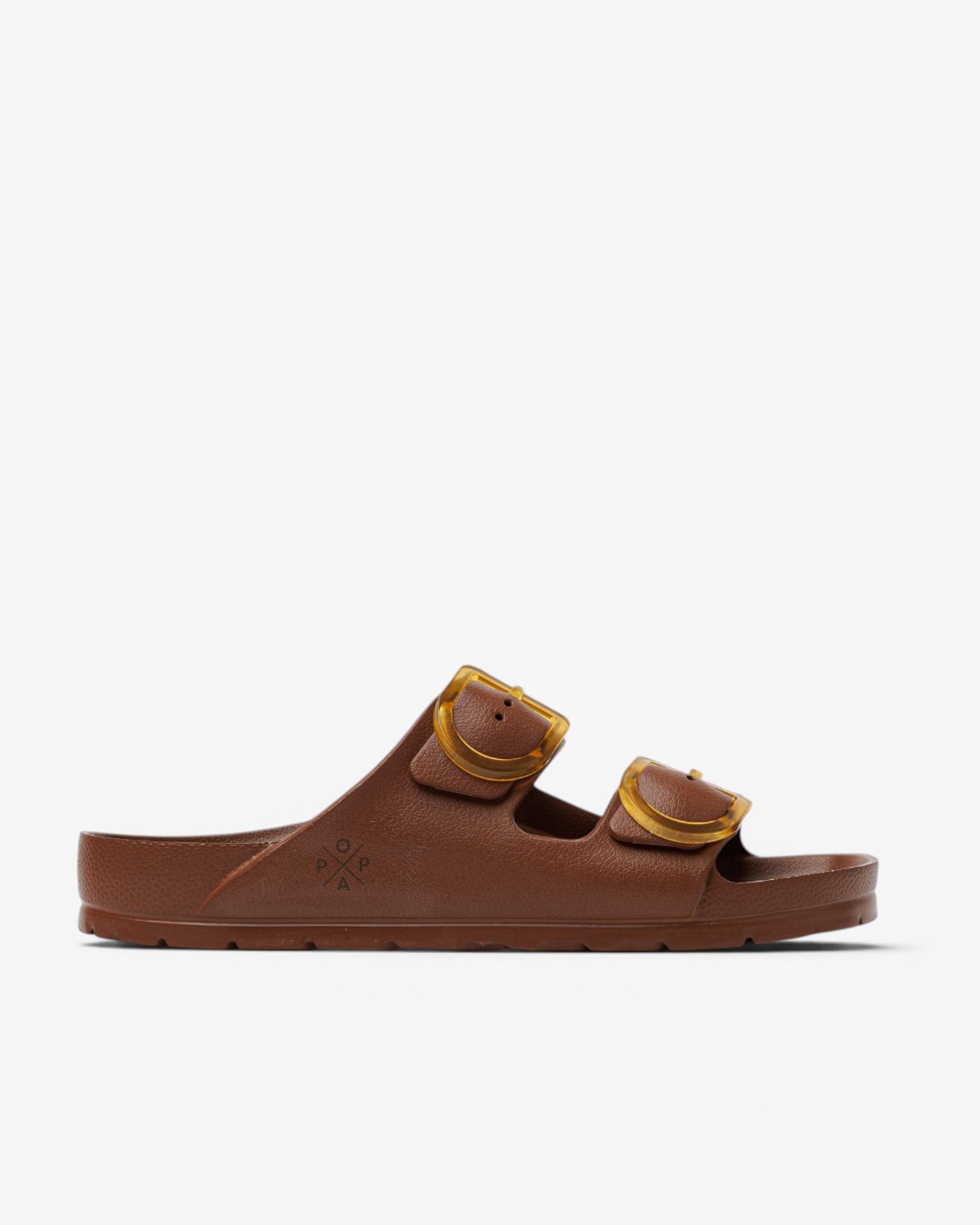 Sandalia Plana Aqua Buye Marron Beige