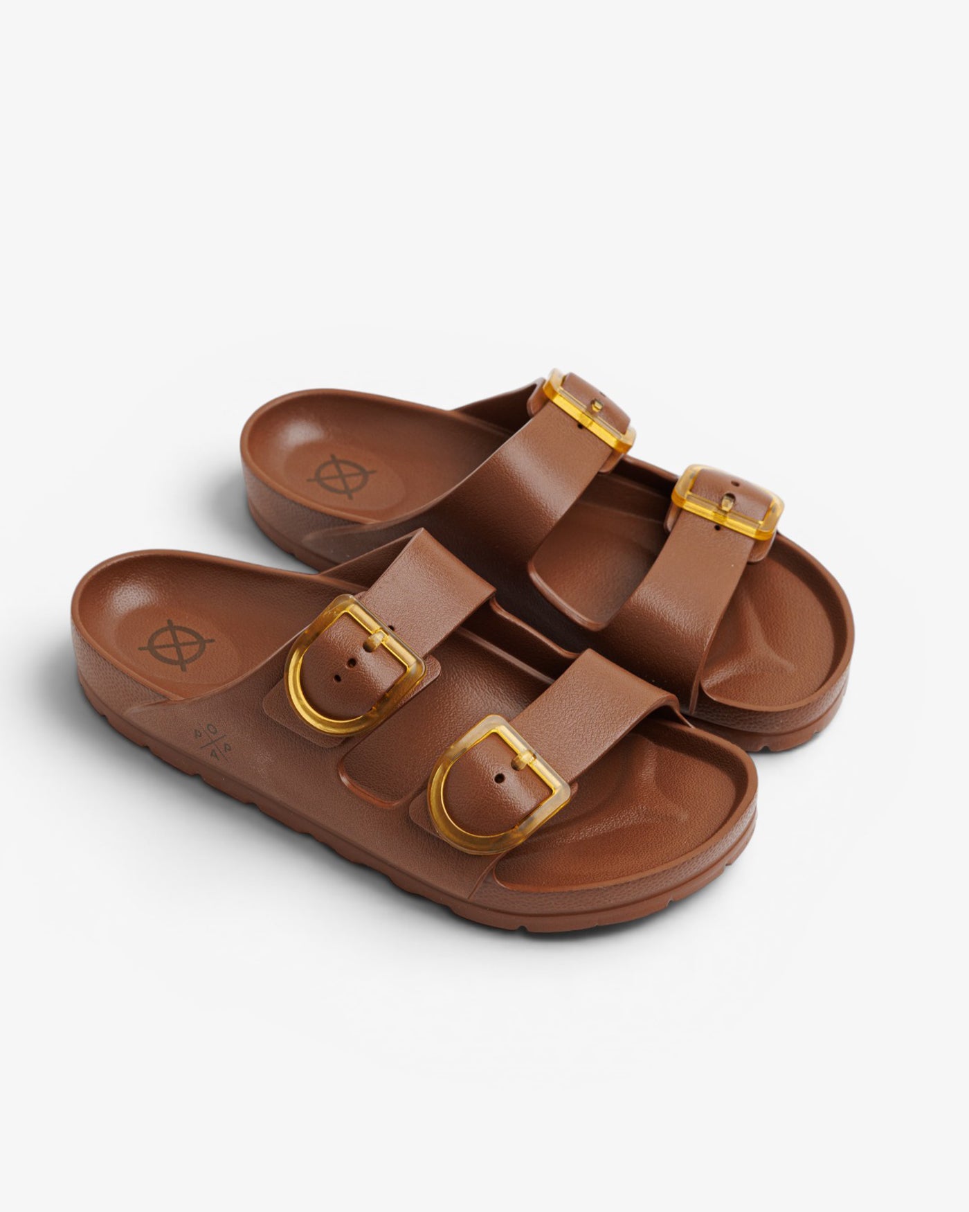 Sandalia Plana Aqua Buye Marron Beige