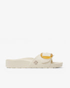 Sandalia Plana Aqua Babaro Beige Amarillo