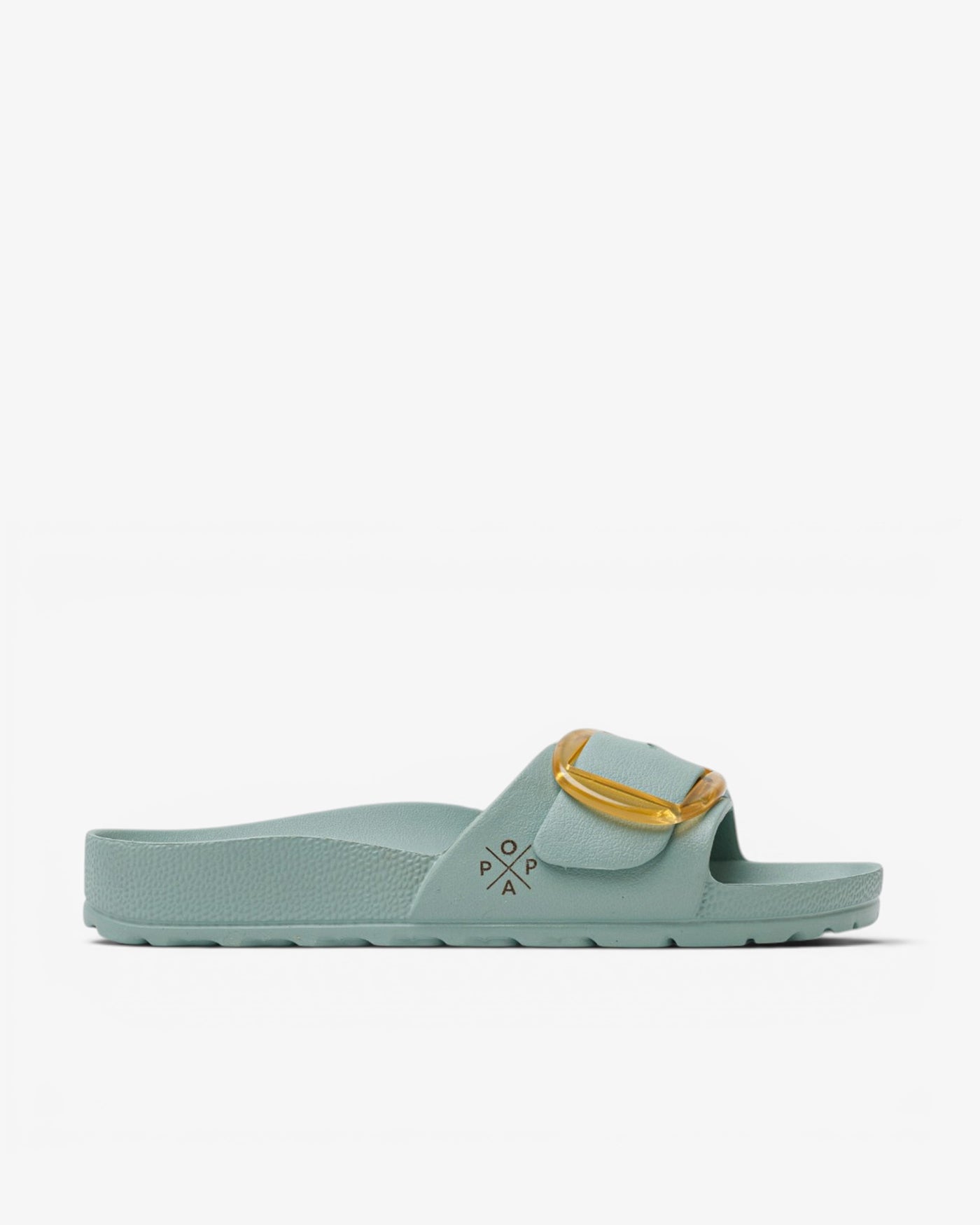 Sandalia Plana Aqua Babaro Menta Verde