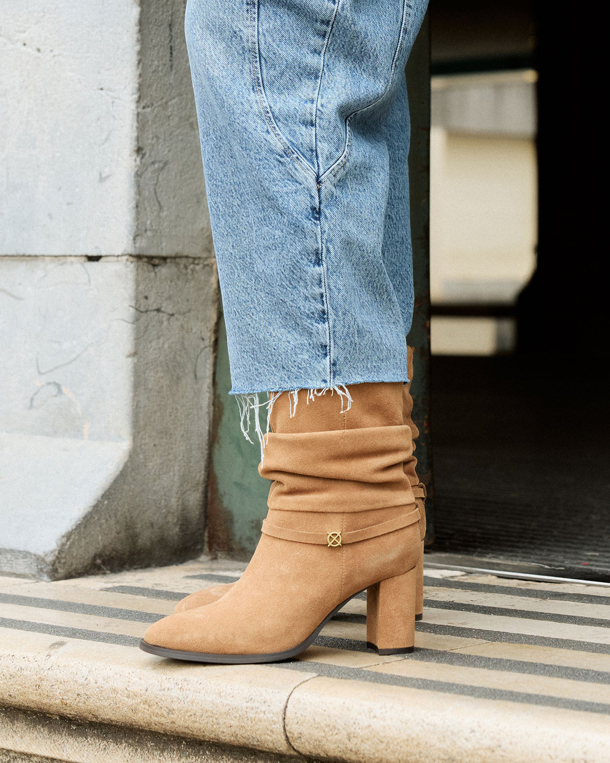 Bota Beige de Mujer Kamakura