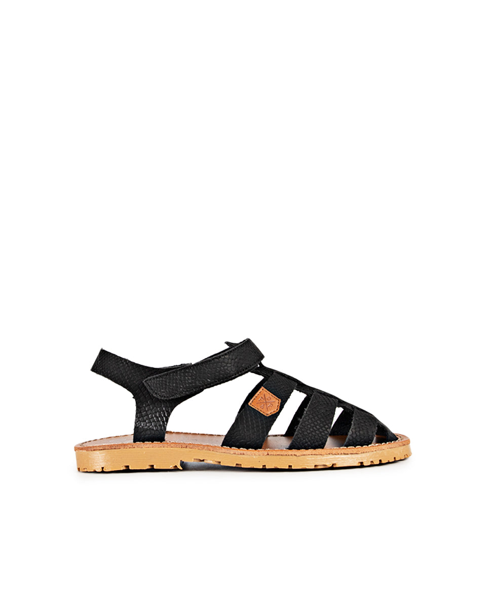 Menorquin Flat Parchis Ticra Negro