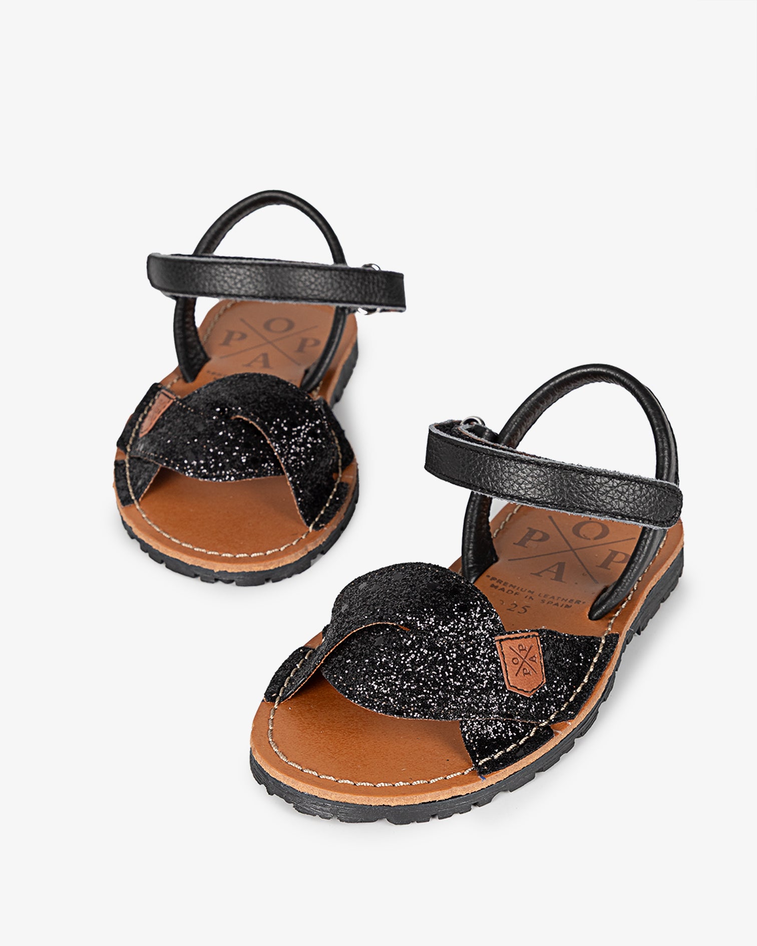 5P Garoupe Glitter Negro 25