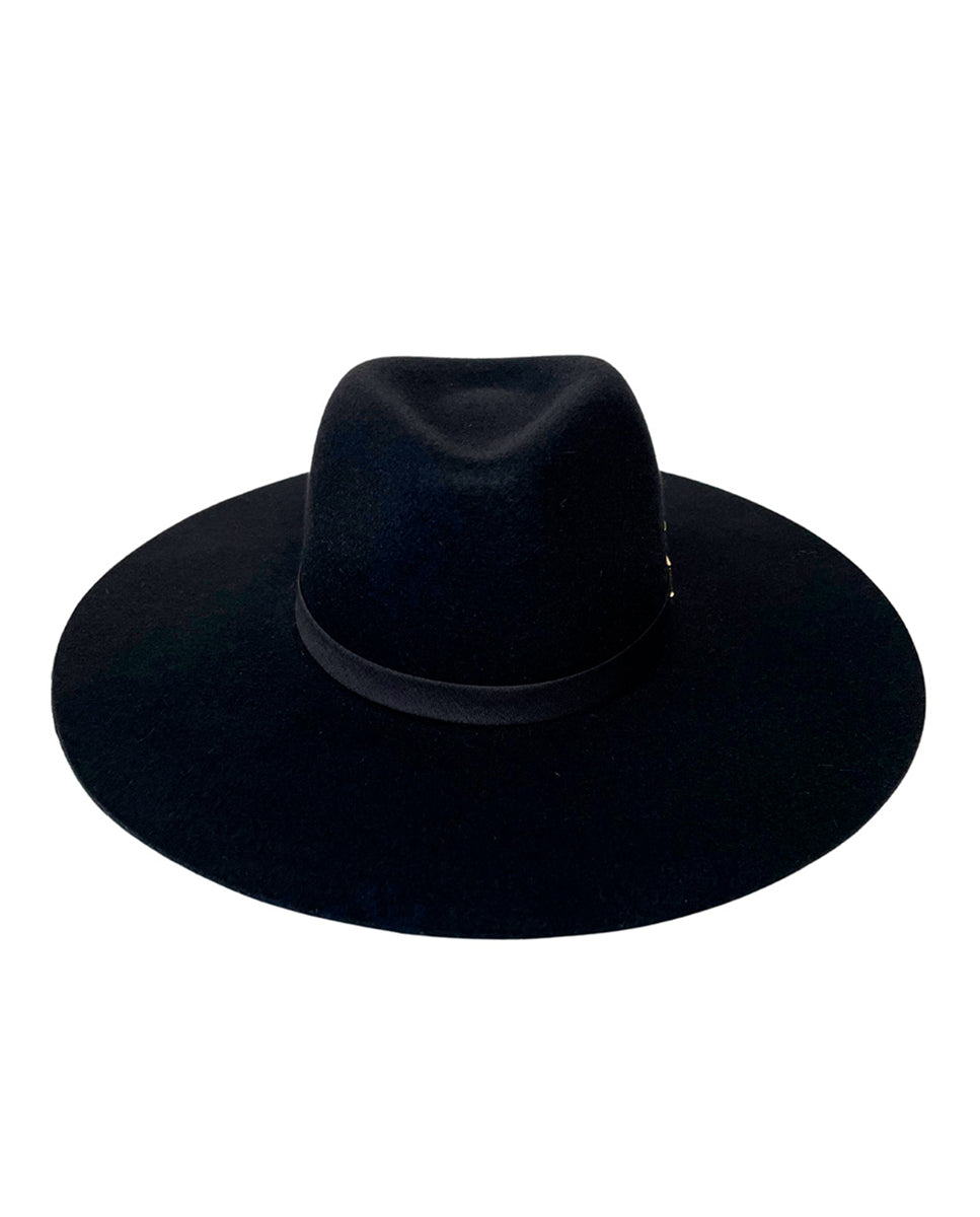 Kiara Black Felt Hat