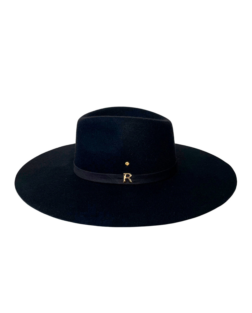 Kiara Black Felt Hat