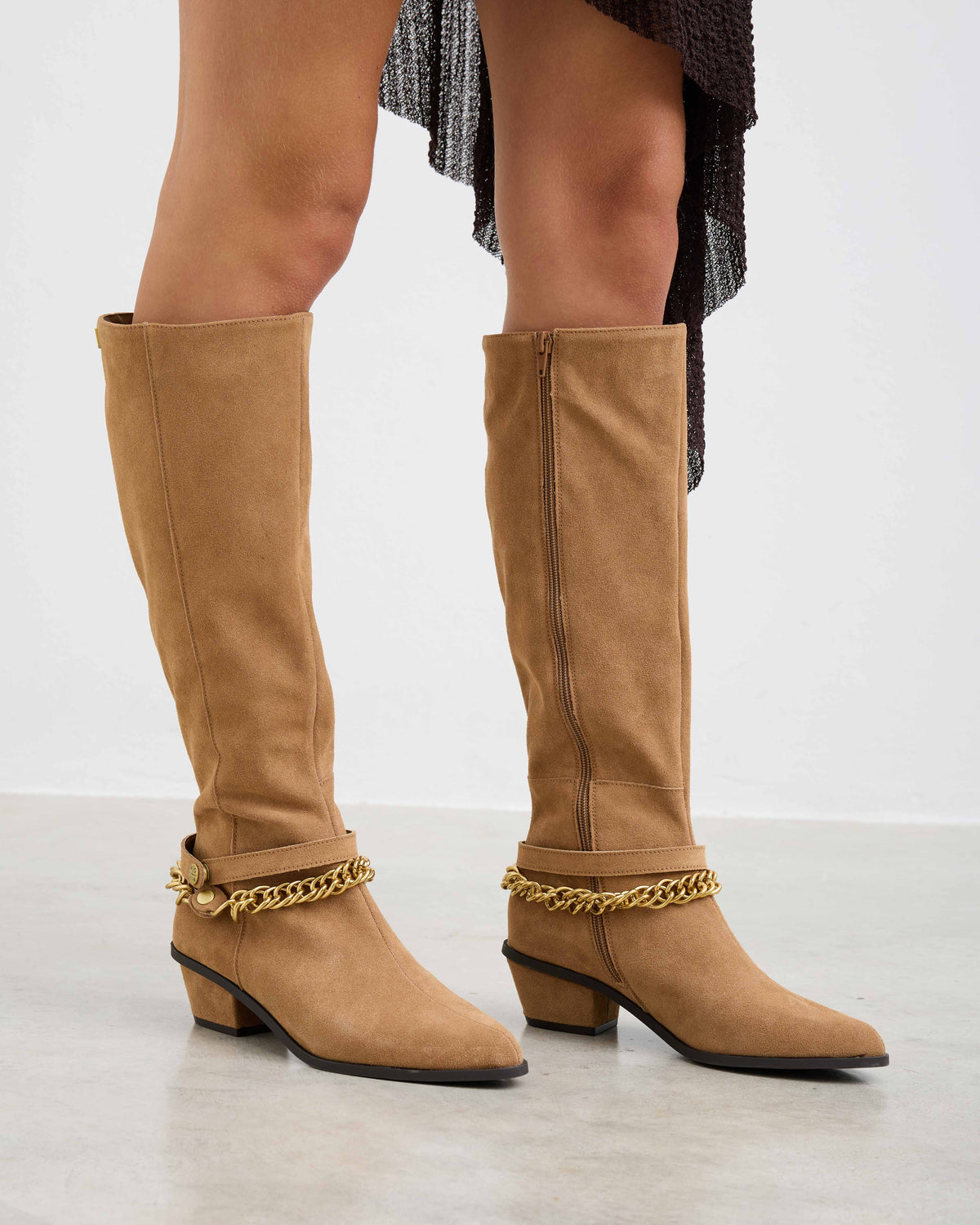 Bota Beige de Mujer Lercois