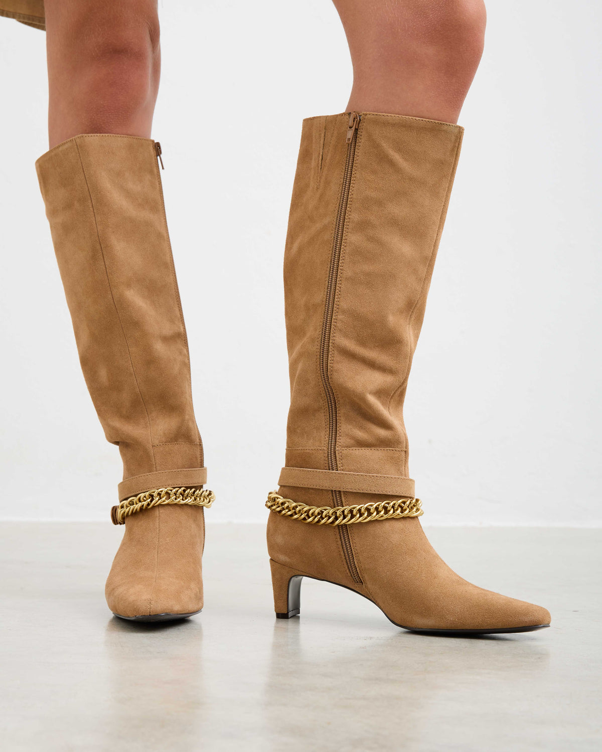 Bota Beige de Mujer Leiva