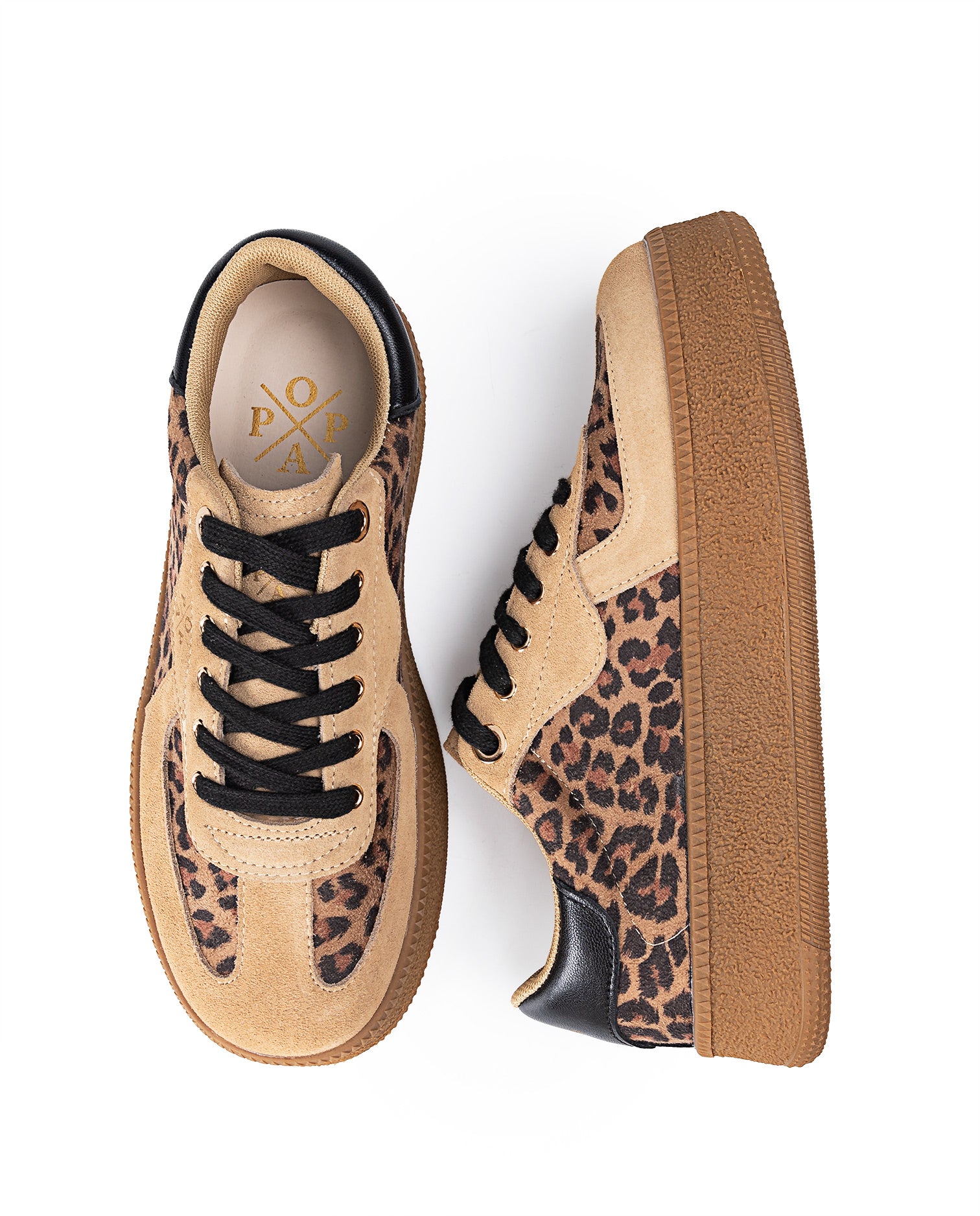 Zapatilla Plataforma Noble Leopardo