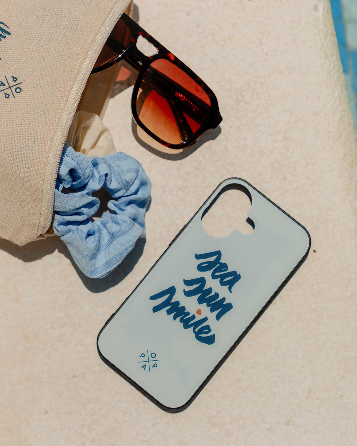 Anniversary Case Popa Sea Sun Smile