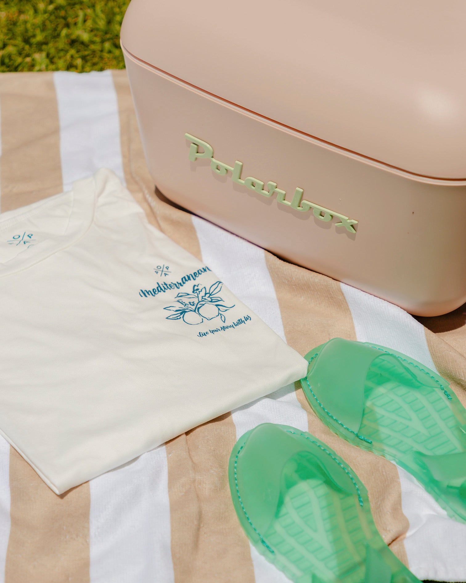 Nevera de playa Polarbox X POPA Nude