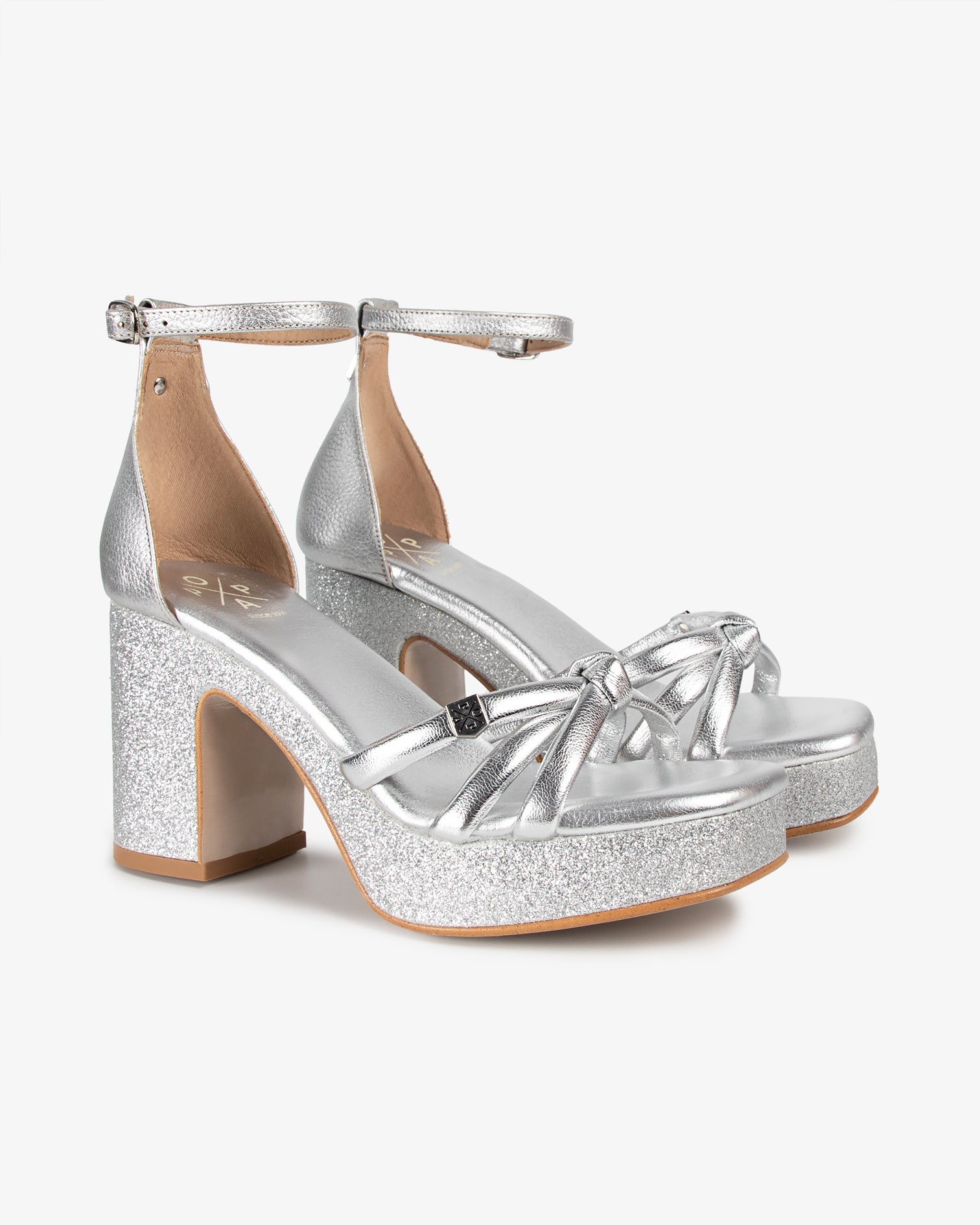 Sandalia Plataforma Baltic Plata