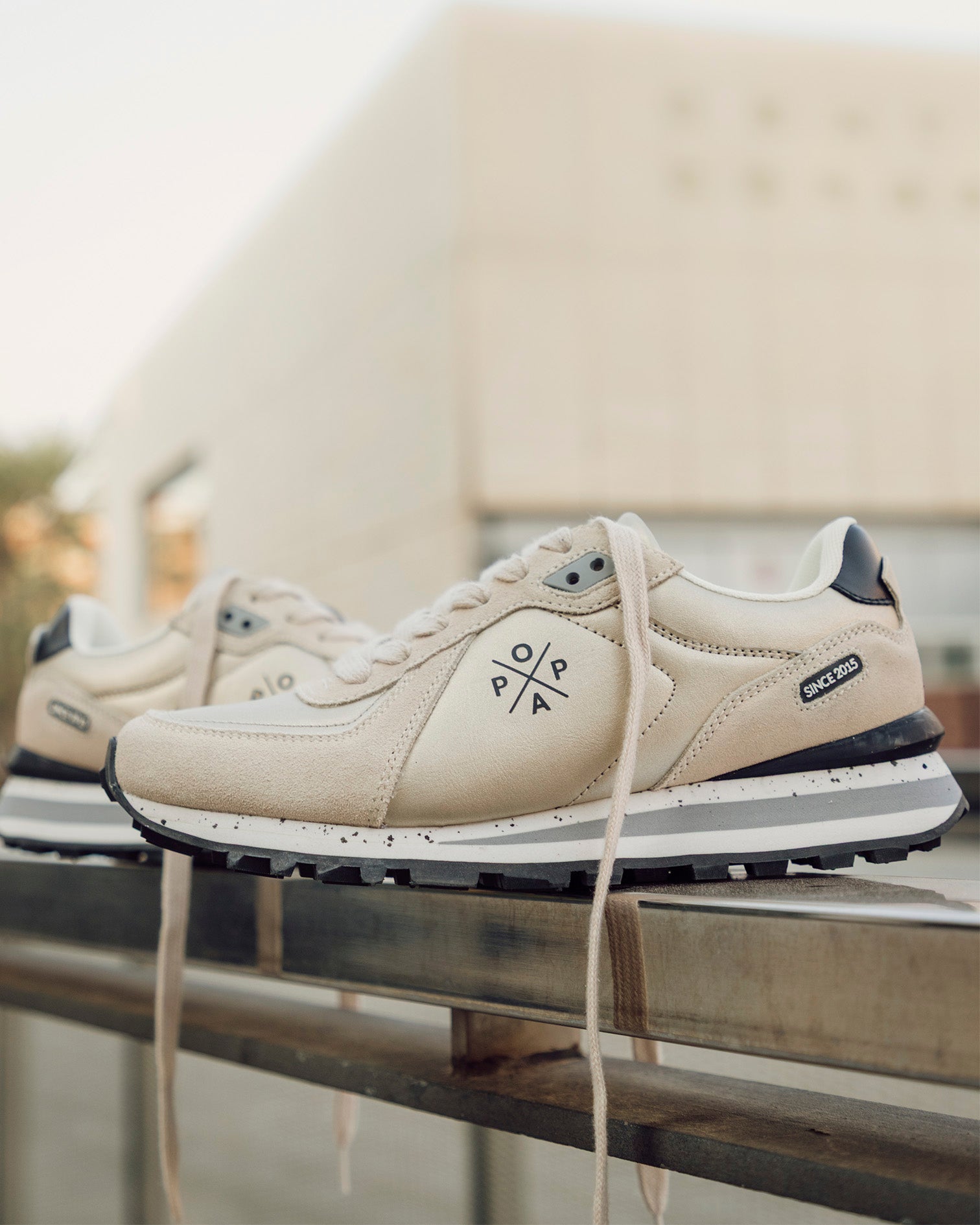 Blake Gold Laminated Sneaker