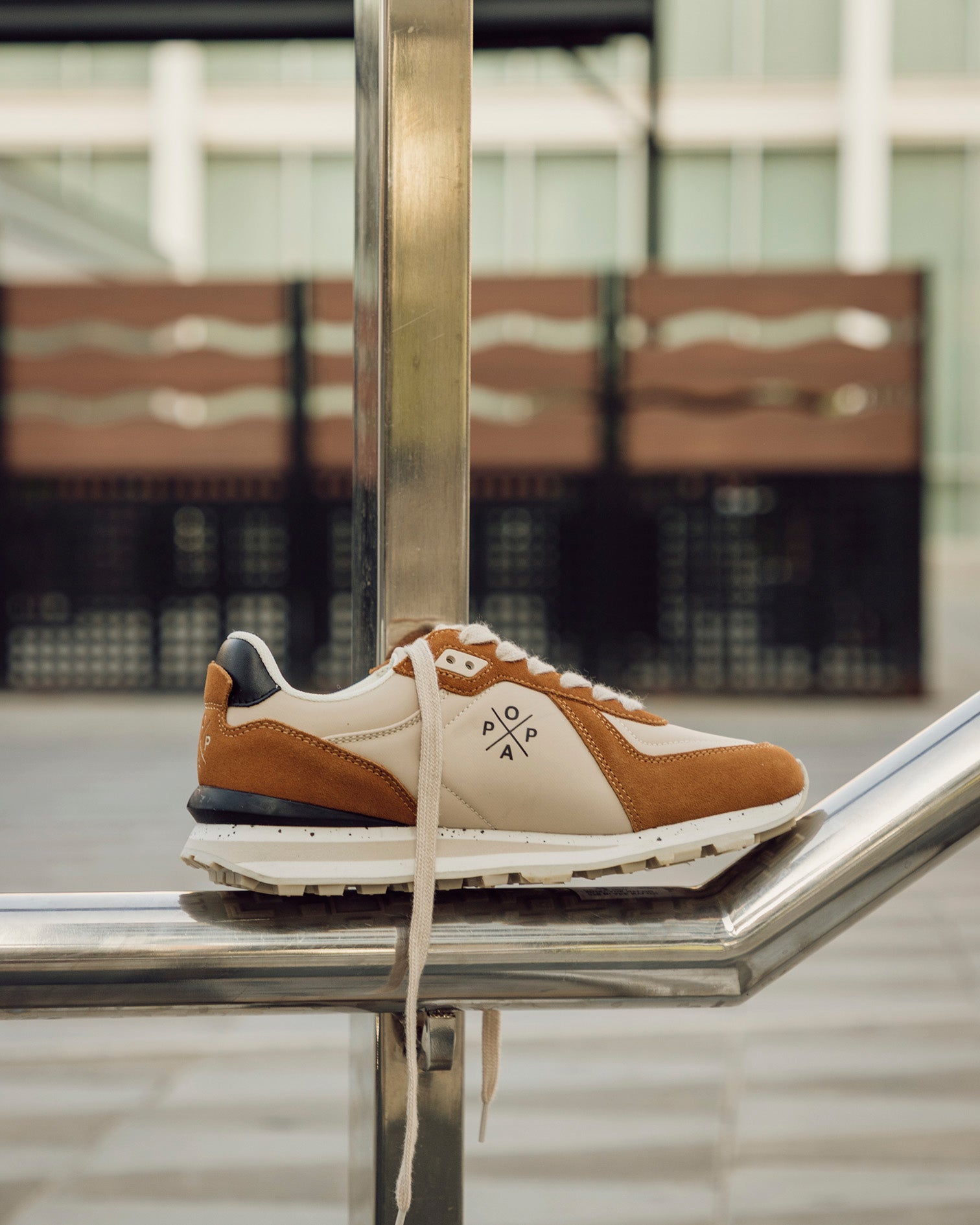 Blake Nylon Brown Sneaker