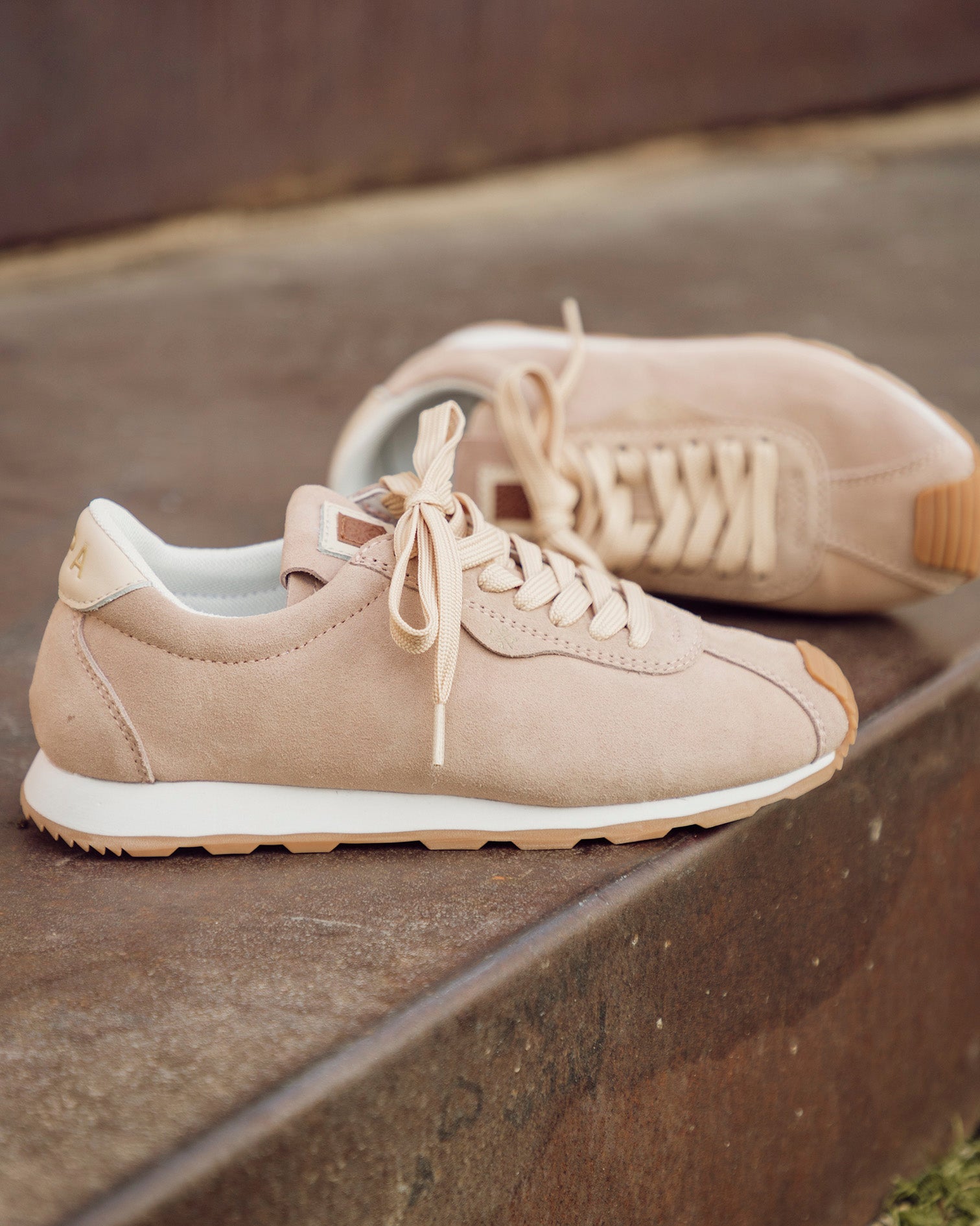 Kira Pink Suede Sneaker