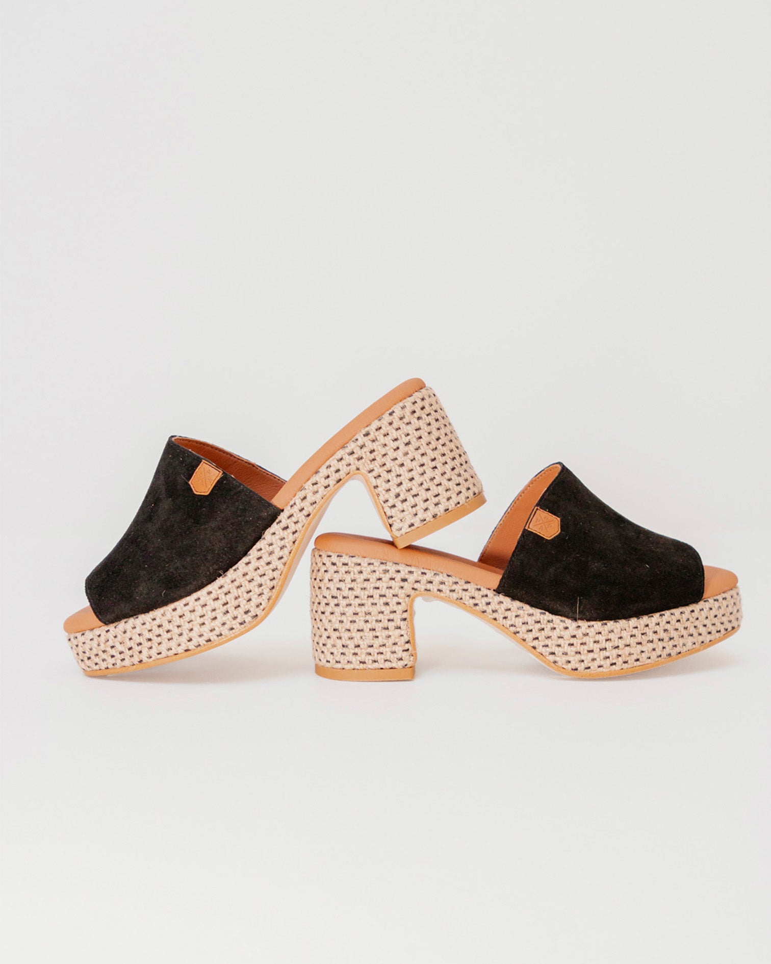 Wedge Heel Dillon Black Suede