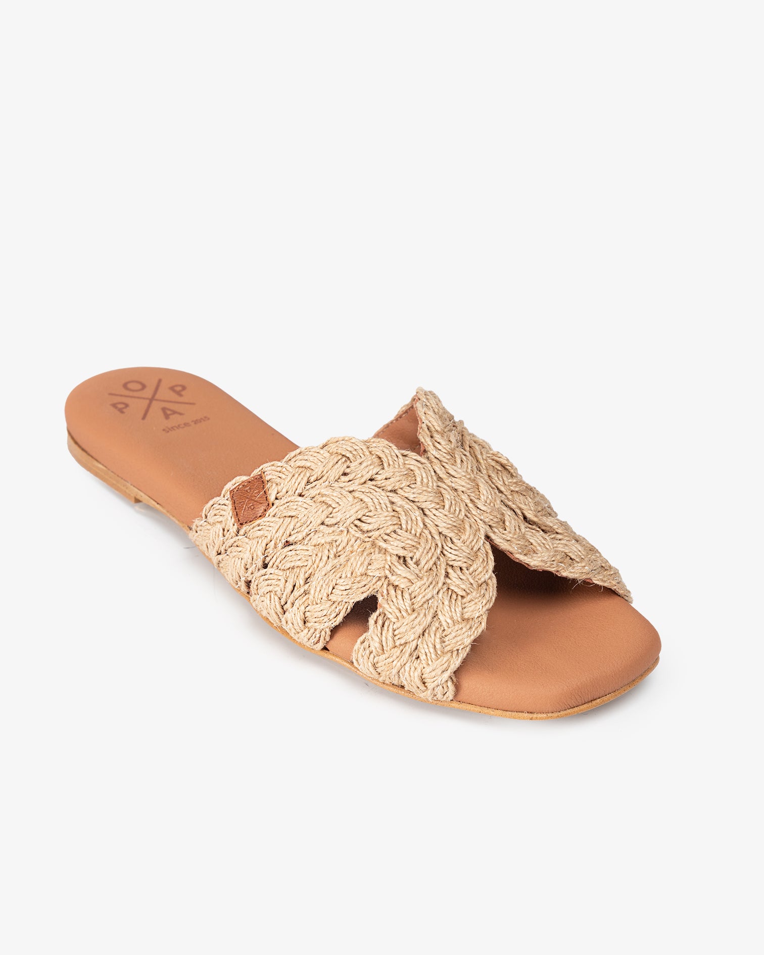 Sandalia Plana Durban Costa Cuero Yute 35