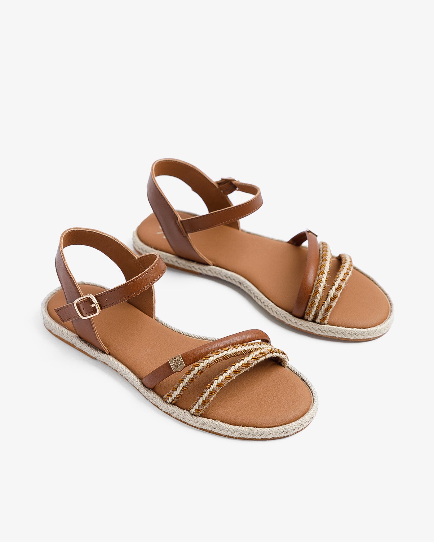 Sandale Riazor Cuir Jute 35