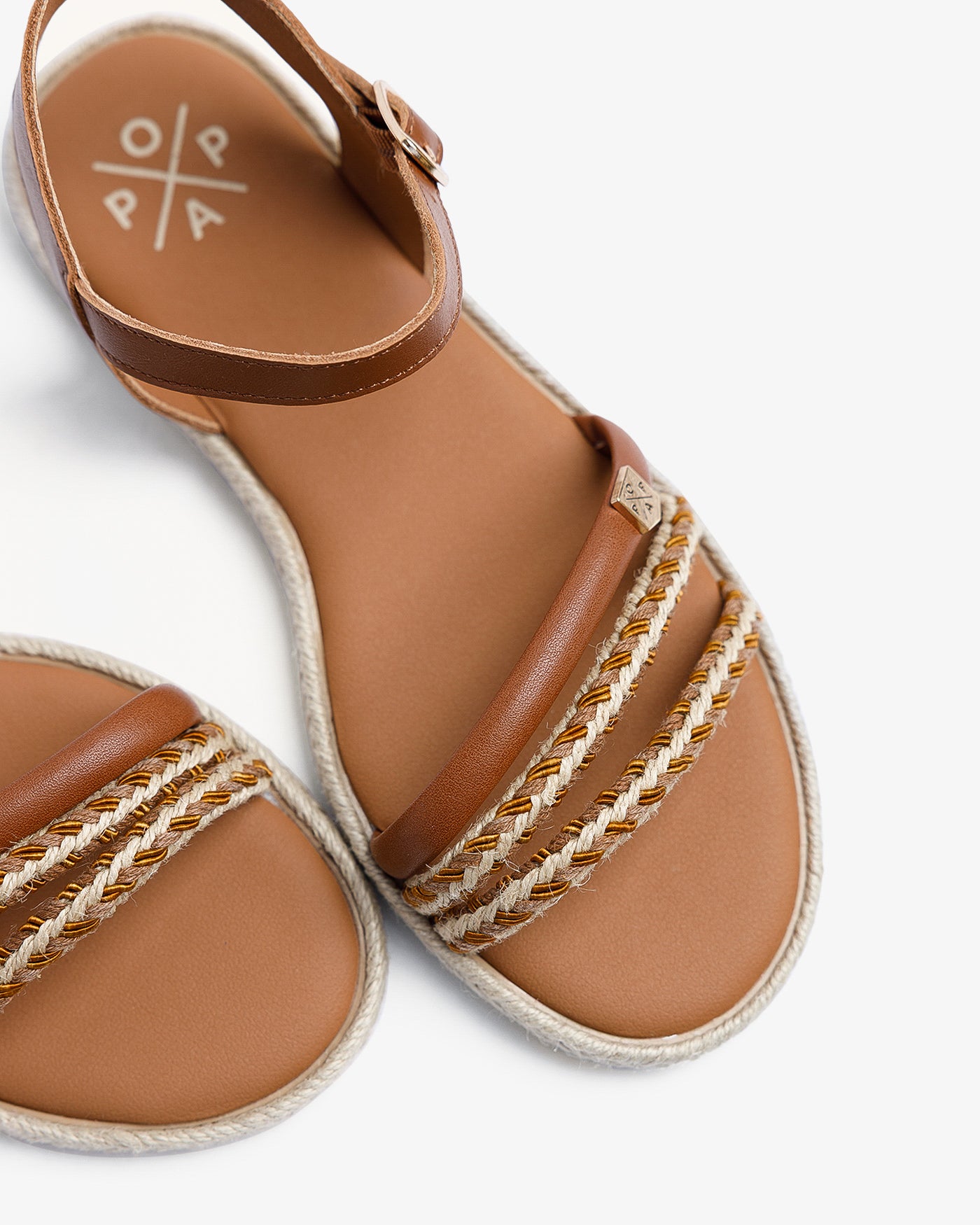 Sandale Riazor Cuir Jute 35