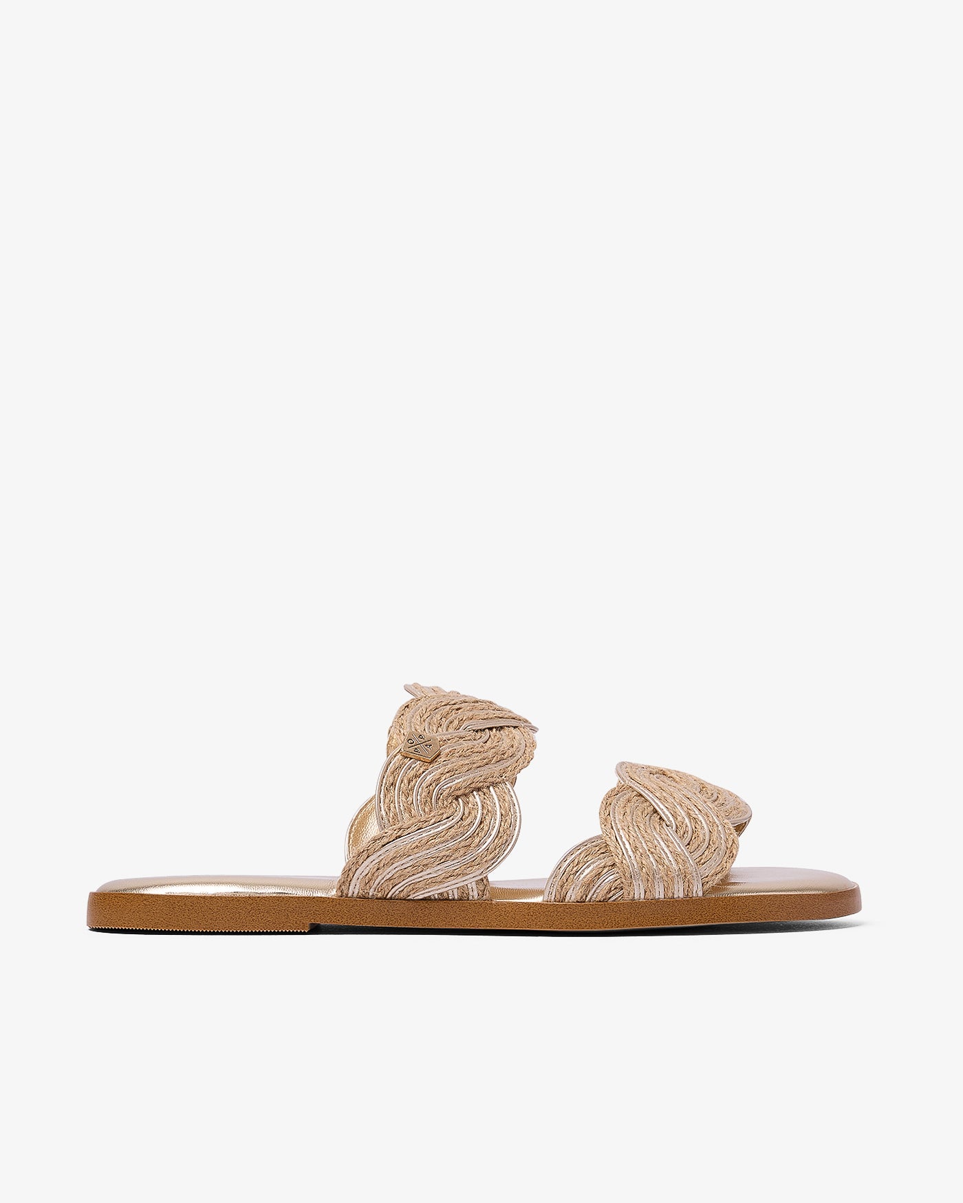 Sandalia Clicos Yute Oro 35