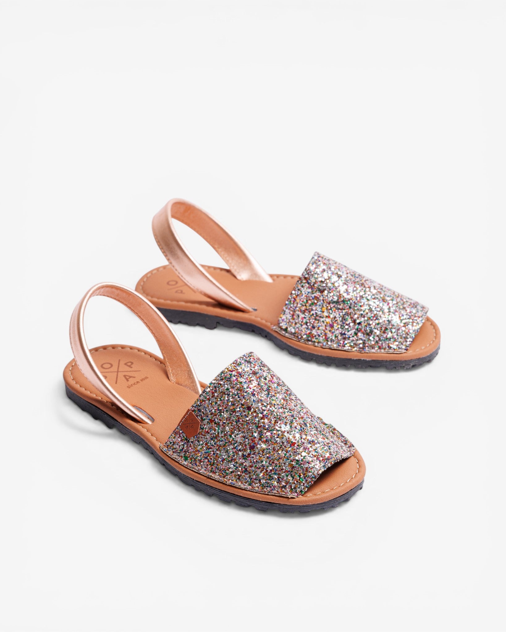 Minorquine Plate California Paillettes Multicolores