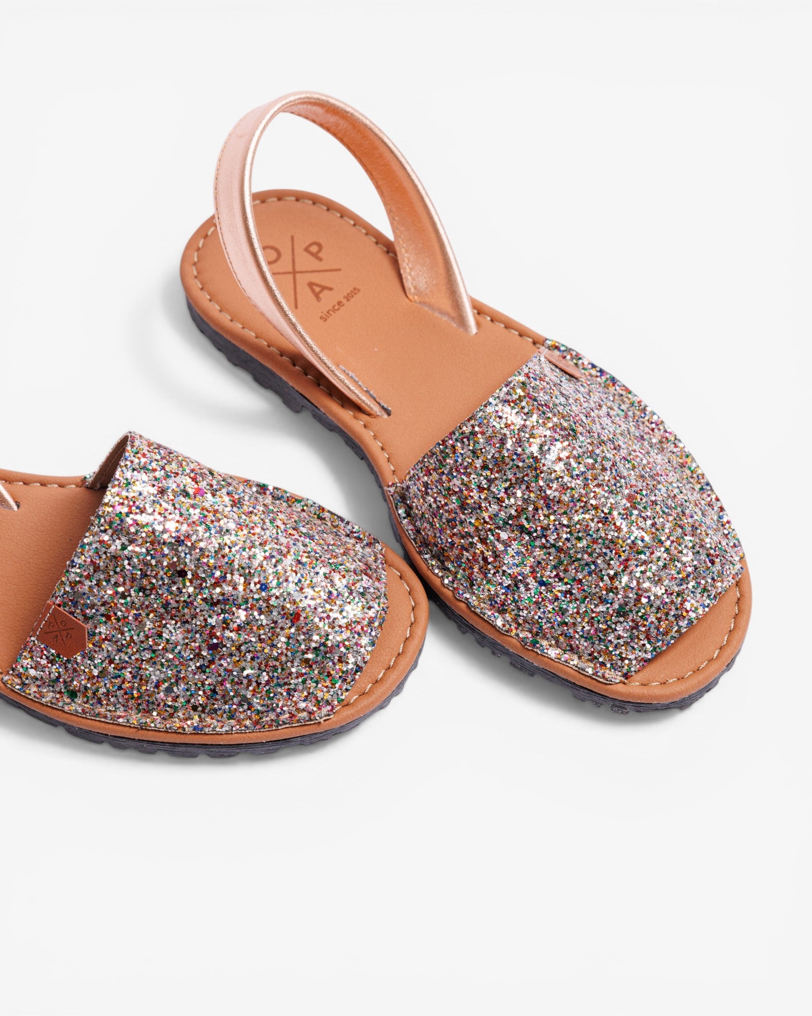 Minorquine Plate California Paillettes Multicolores