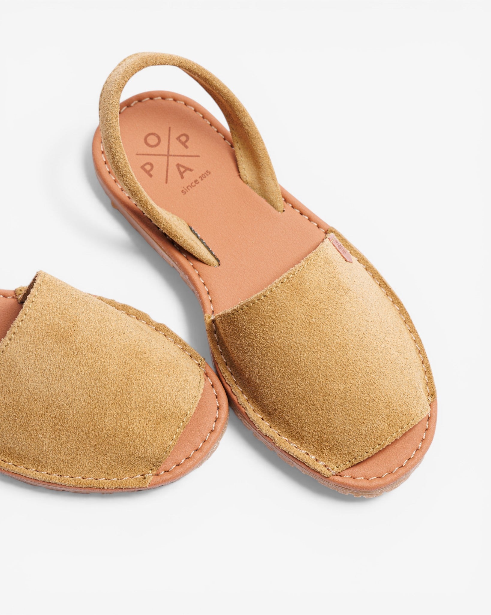 Menorquine plate California Homme Daim Kaki 