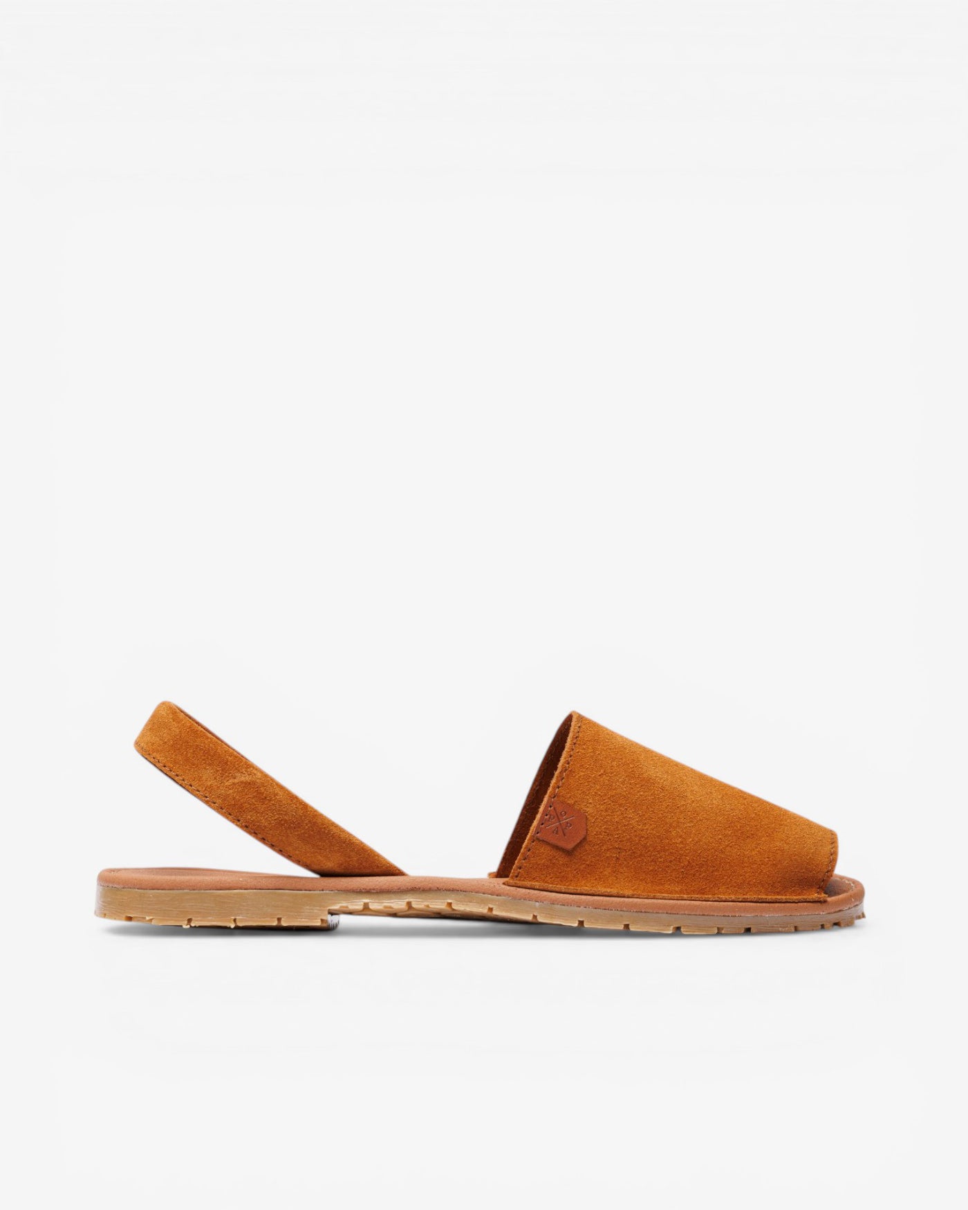 Menorquine plate California Homme en daim taupe 