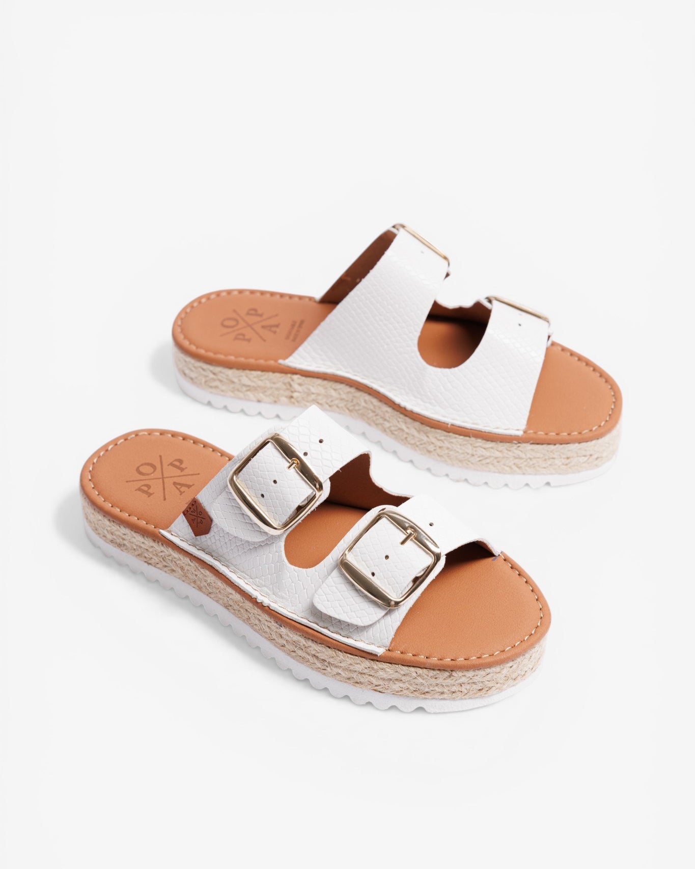 Menorquina Plataforma Morell Snake Blanco