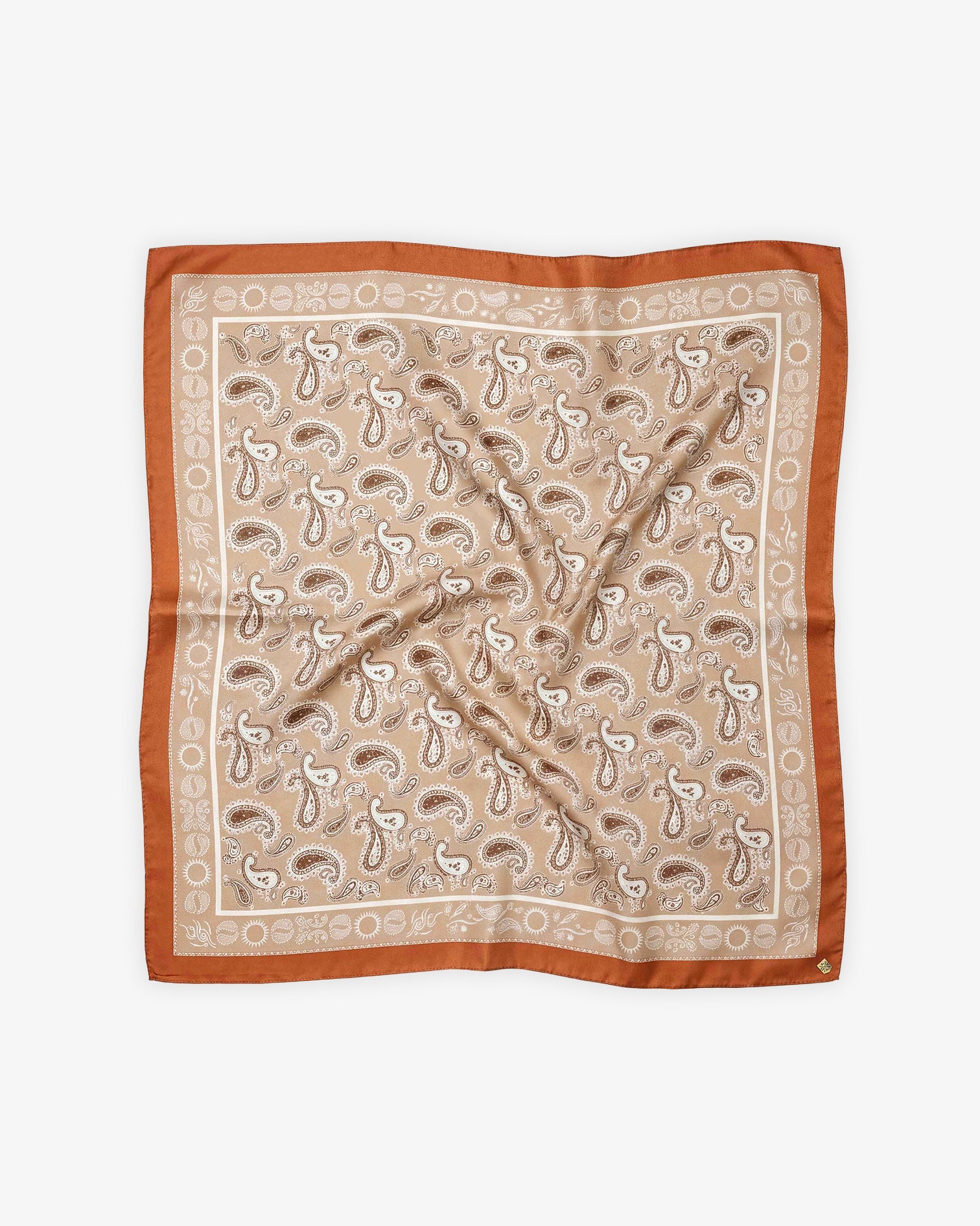 Pañuelo Cachemir Naranja