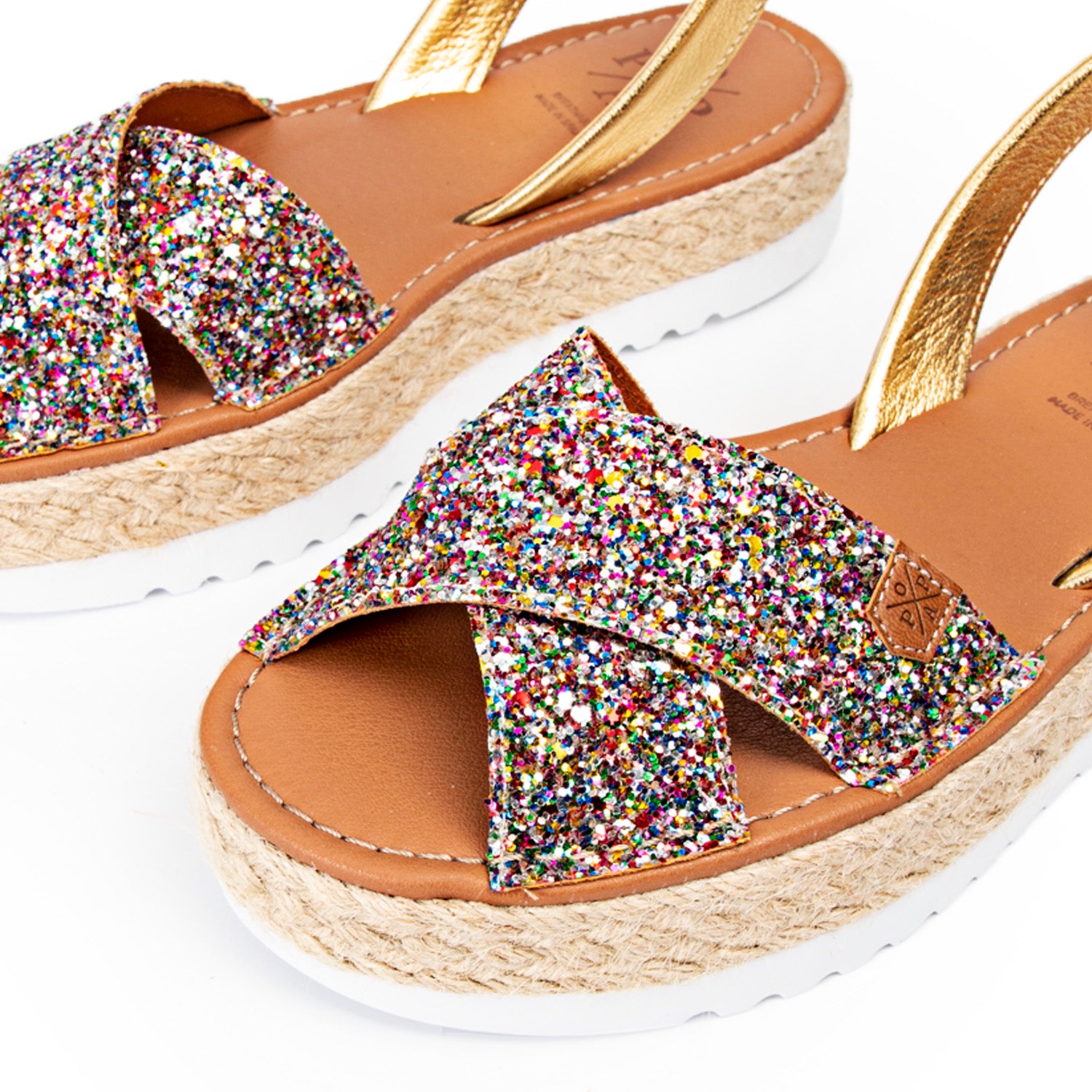 Menorca Plataforma Oprah Glitter Multi