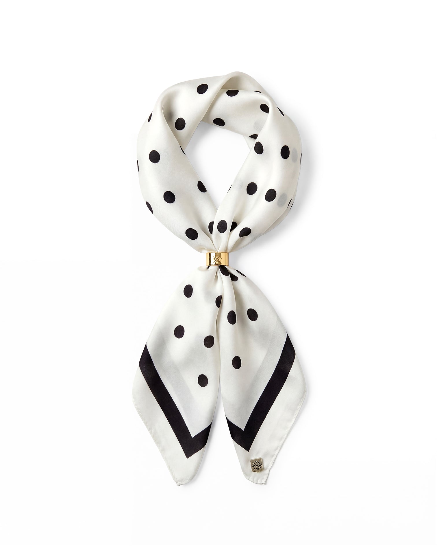 Pañuelo Lunares Blanco y Negro
