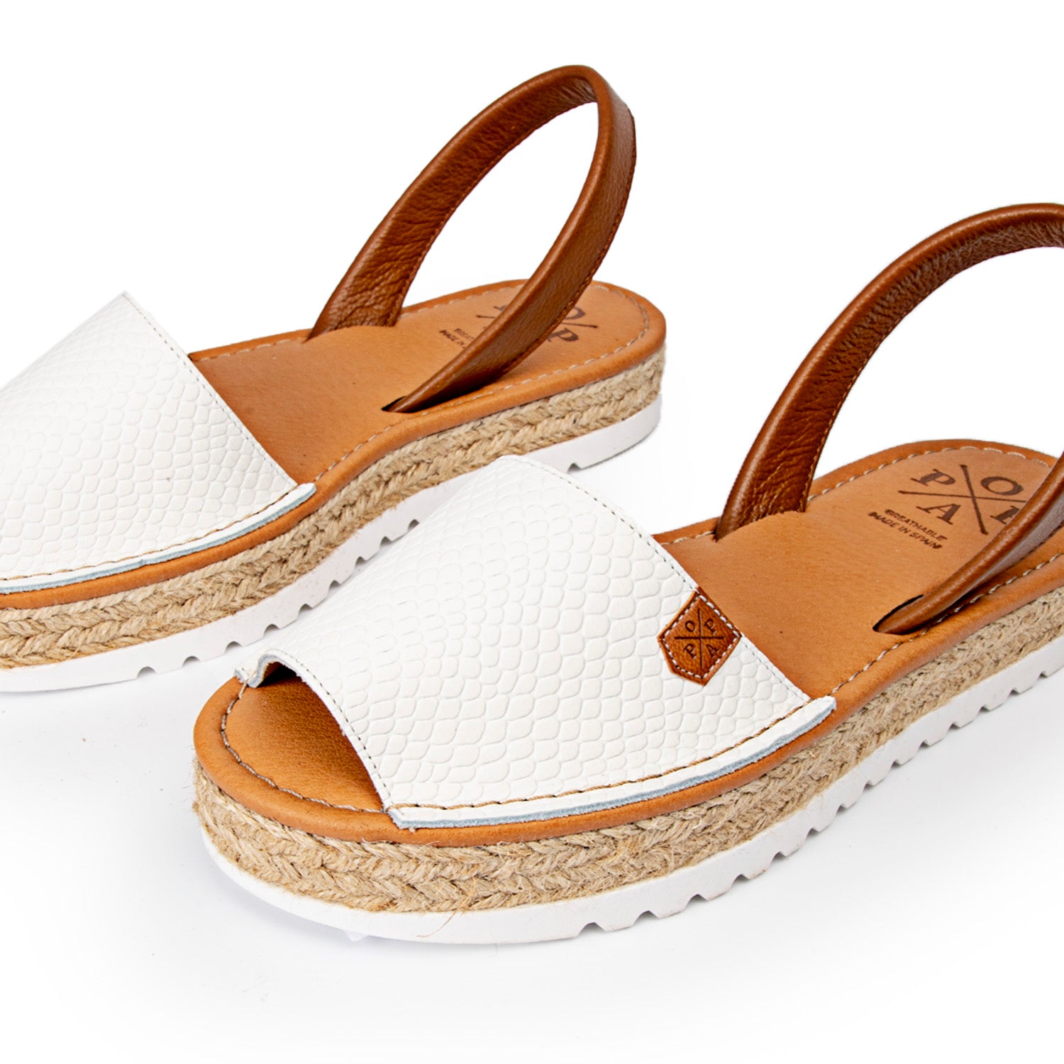 Menorquina Celine Bicolor Bla&amp;Cue Platform