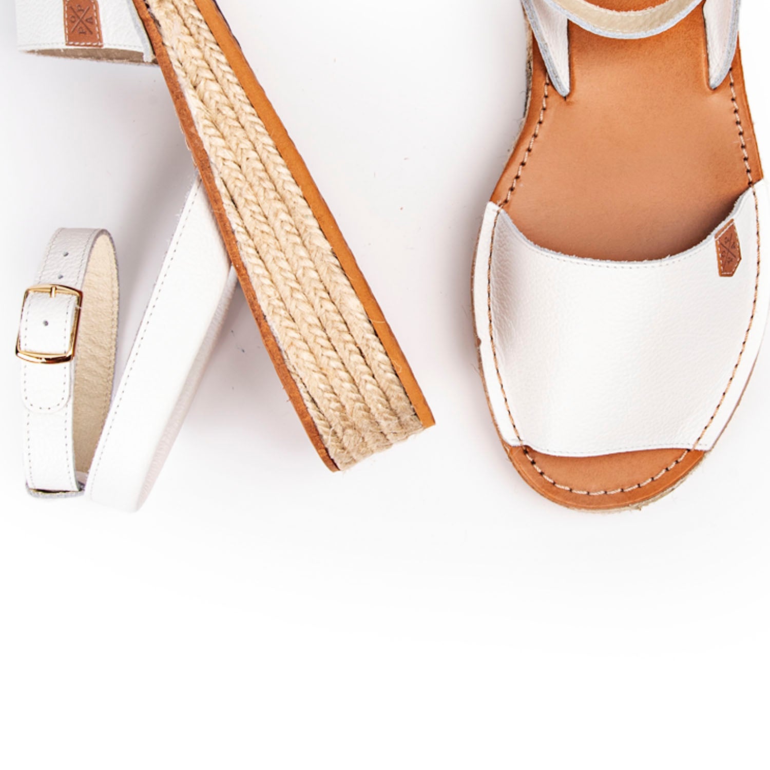 Plateforme Menorquina Elle Sauvage Blanc