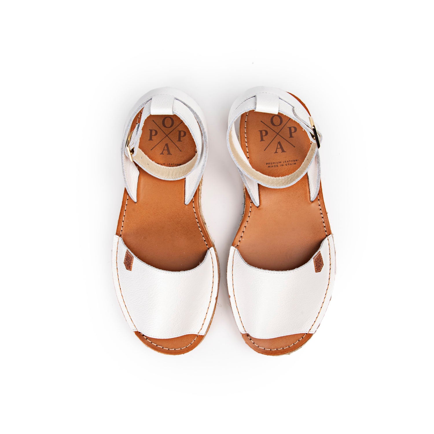 Plateforme Menorquina Elle Sauvage Blanc