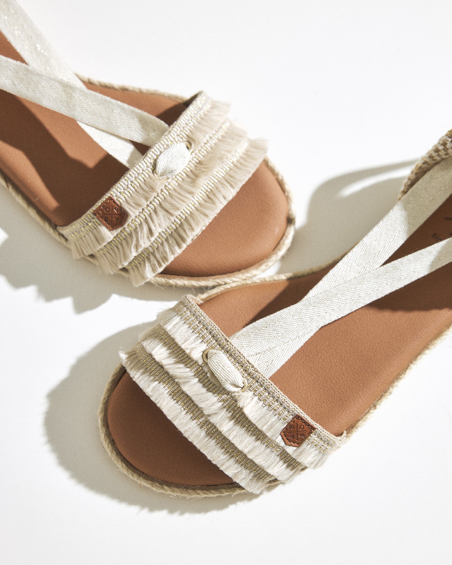 Minorquine Poipu Franges Or Laminé 