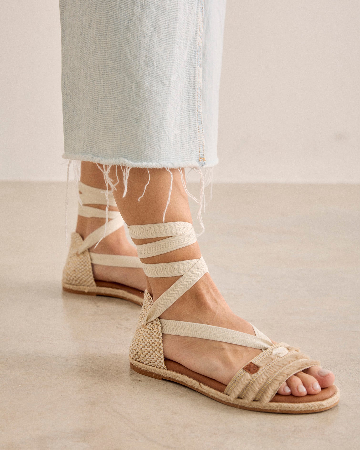 Minorquine Poipu Franges Or Laminé 