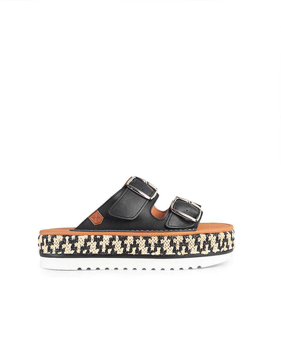 Menorquina Platform Collao Bombay Black