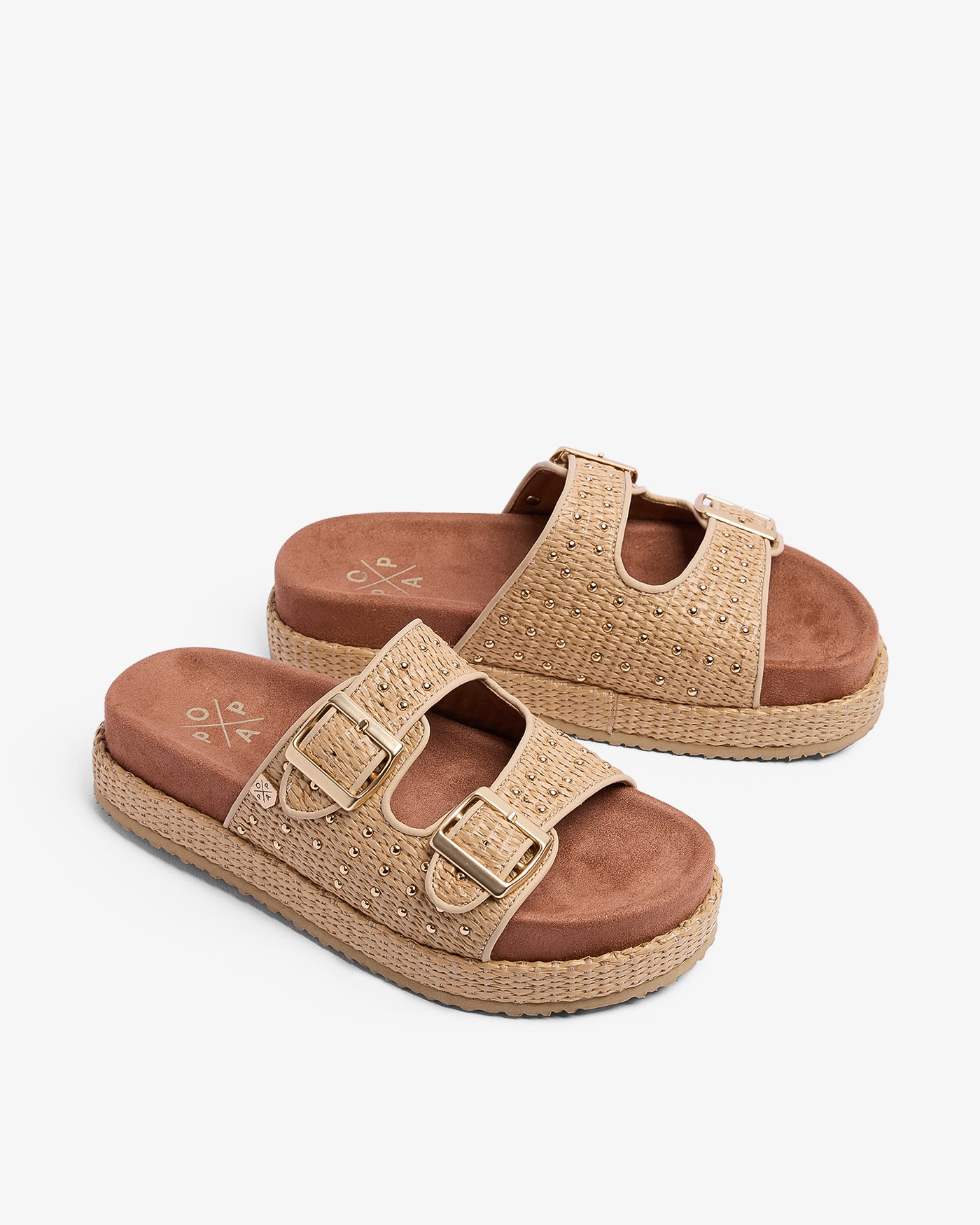 Sandale Xago Raphia Beige 35