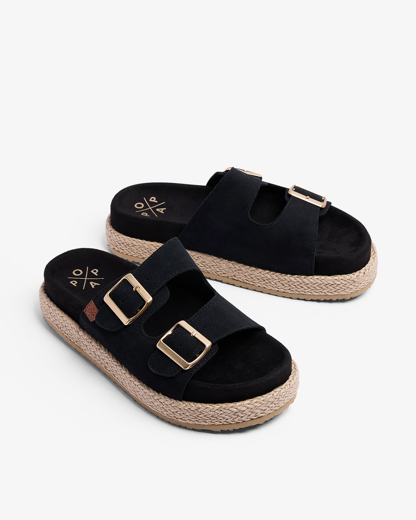 Sandale Xago en daim noir 35