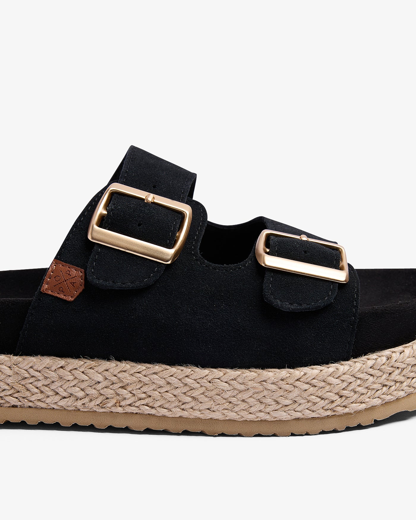 Sandale Xago en daim noir 35