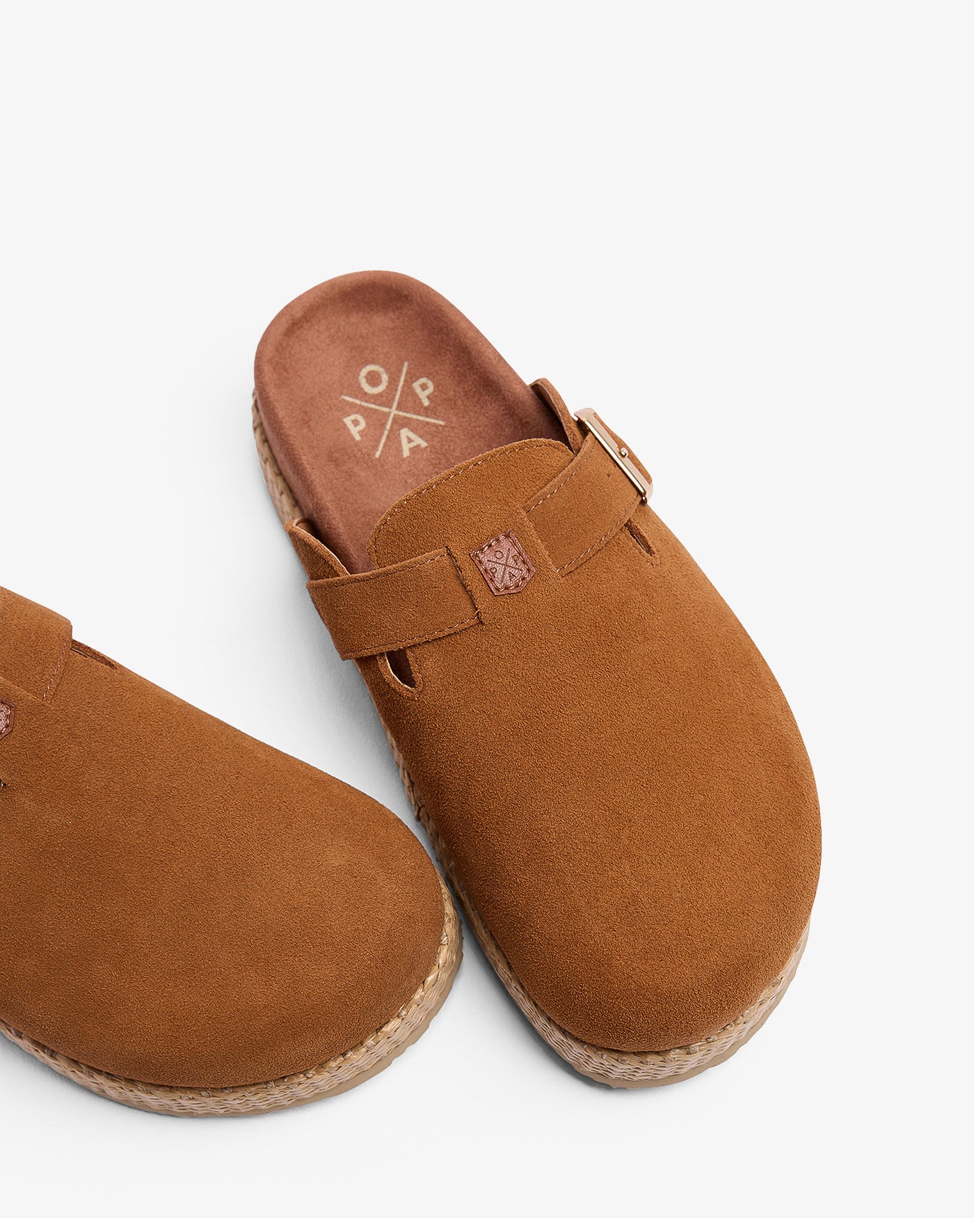 Sabots Acova en daim cuir 35