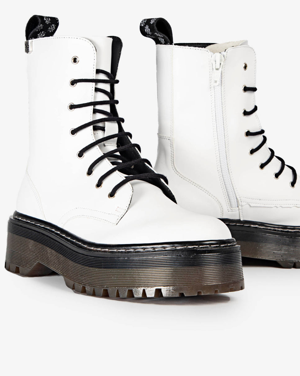 Botte Martina Antik Blanc