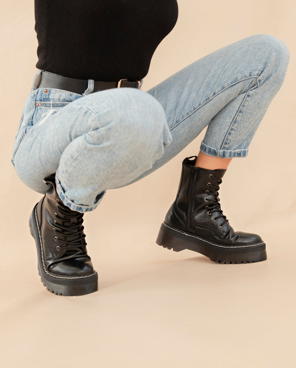 Bota Ania Basic Negro 36