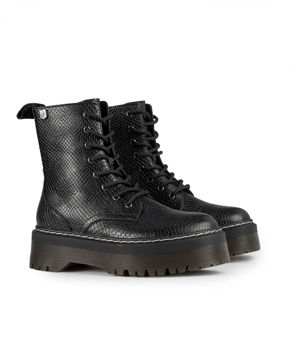 Bota Ania Snake Negro 36