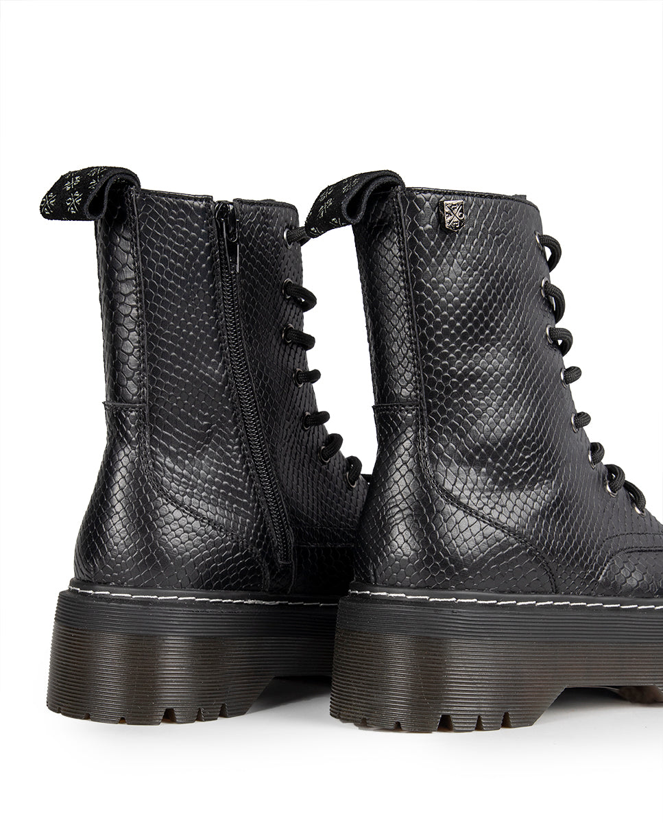 Bota Ania Snake Negro 36