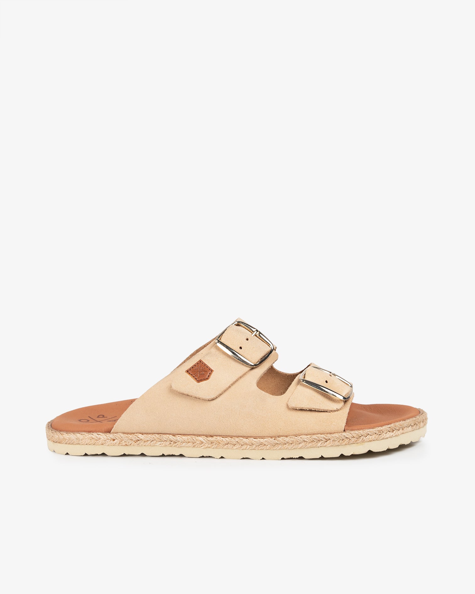Sandalia Plana Icacos Serraje Beige