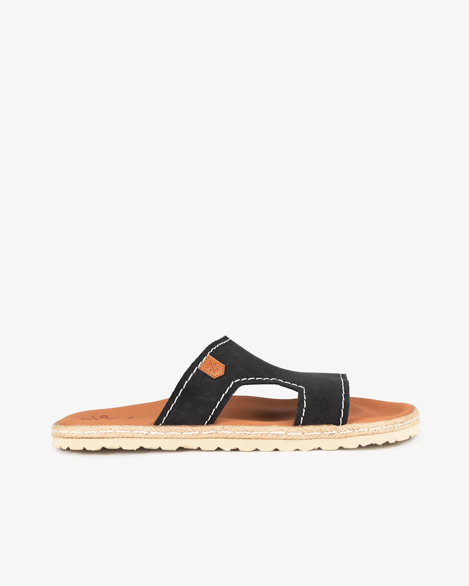 Sandalia Plana Hyams Serraje Negro 40