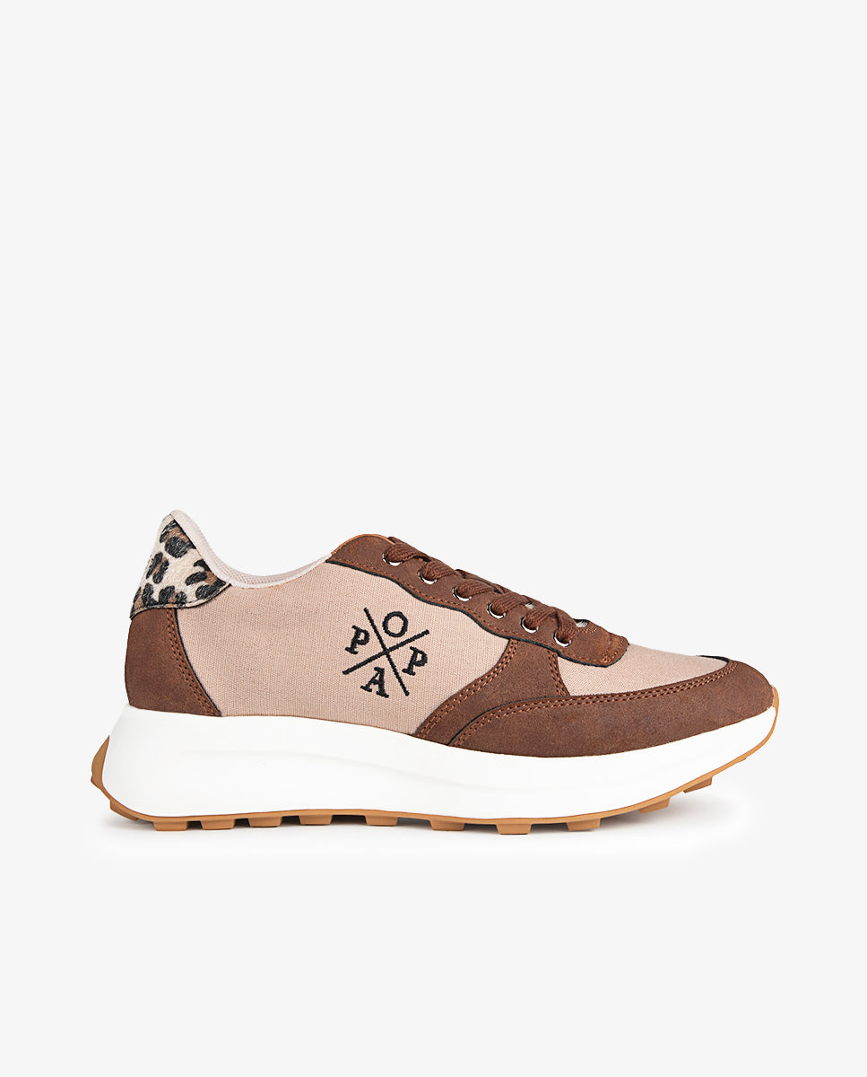 Zeta Leopard Brown Sneaker