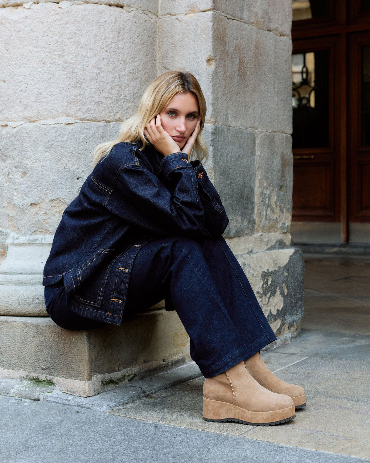 Botín Beige de Mujer Seller