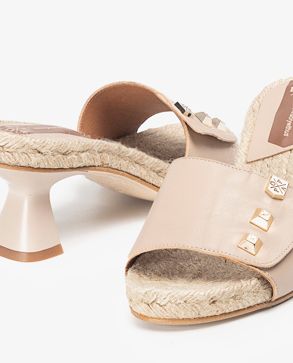 Cabane Napa Beige Heeled Sandal